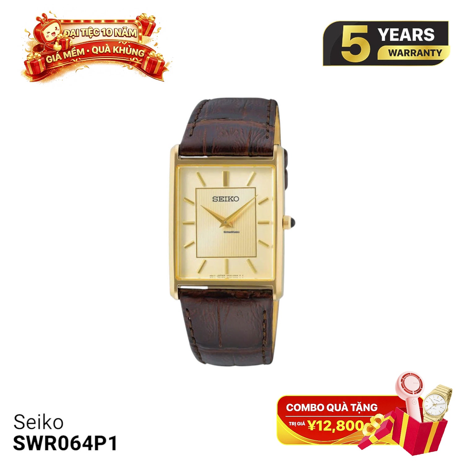 Đồng hồ đôi Seiko Essentials SWR064P1 - SWR066P1
