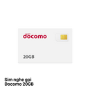Docomo 20GB Calling Sim I 7 Months (06/2026) 