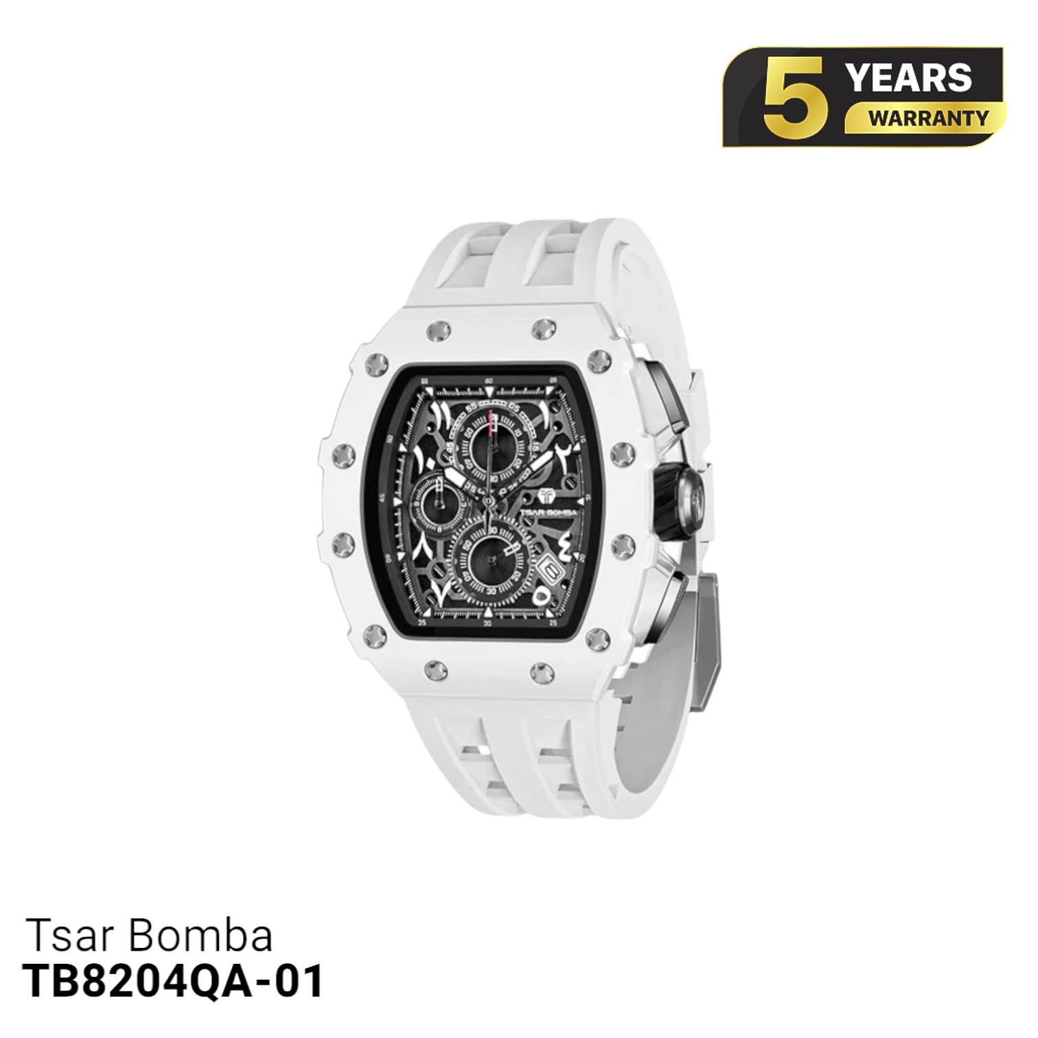 Đồng hồ pin Tsar Bomba Ceramic TB8204QA