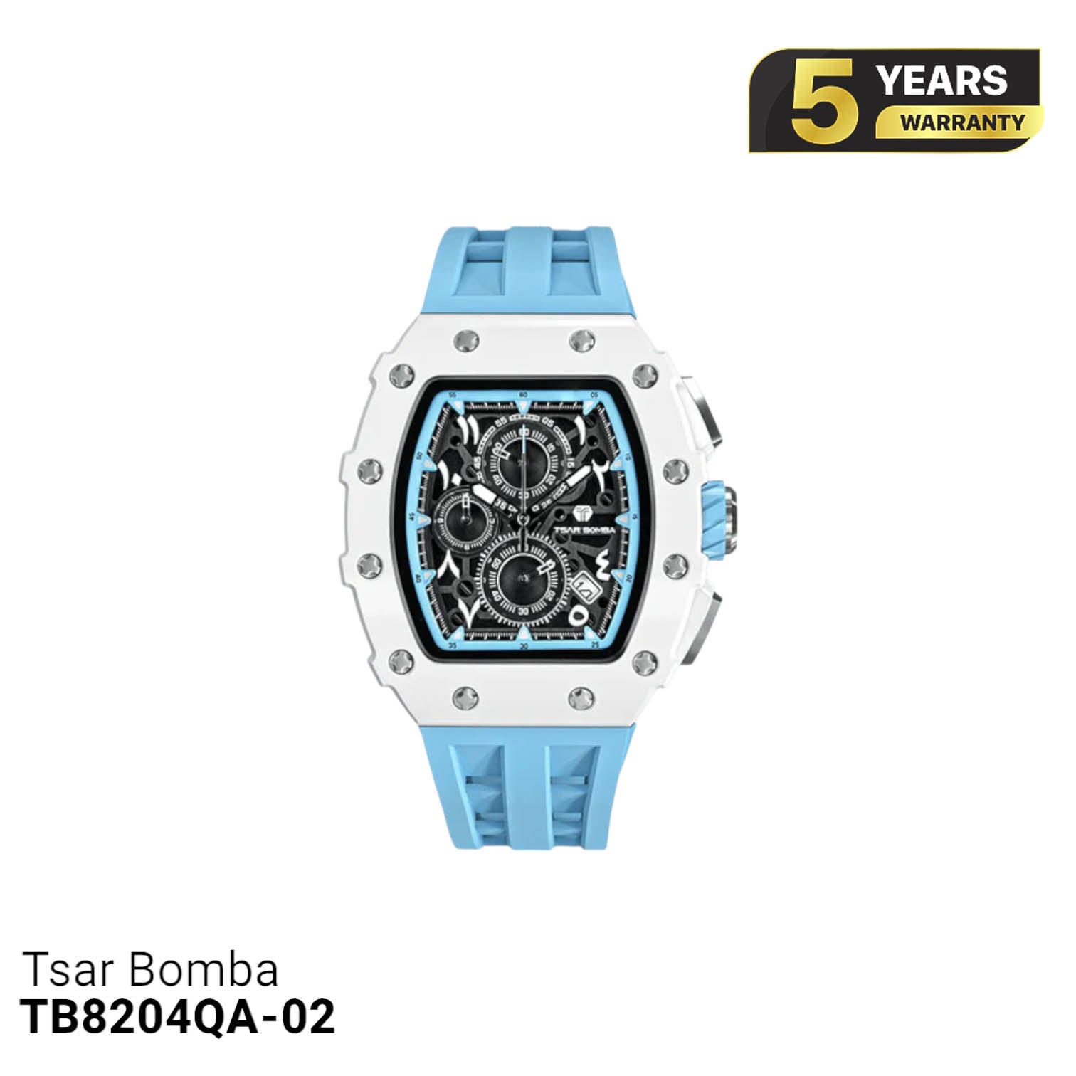 Đồng hồ pin Tsar Bomba Ceramic TB8204QA