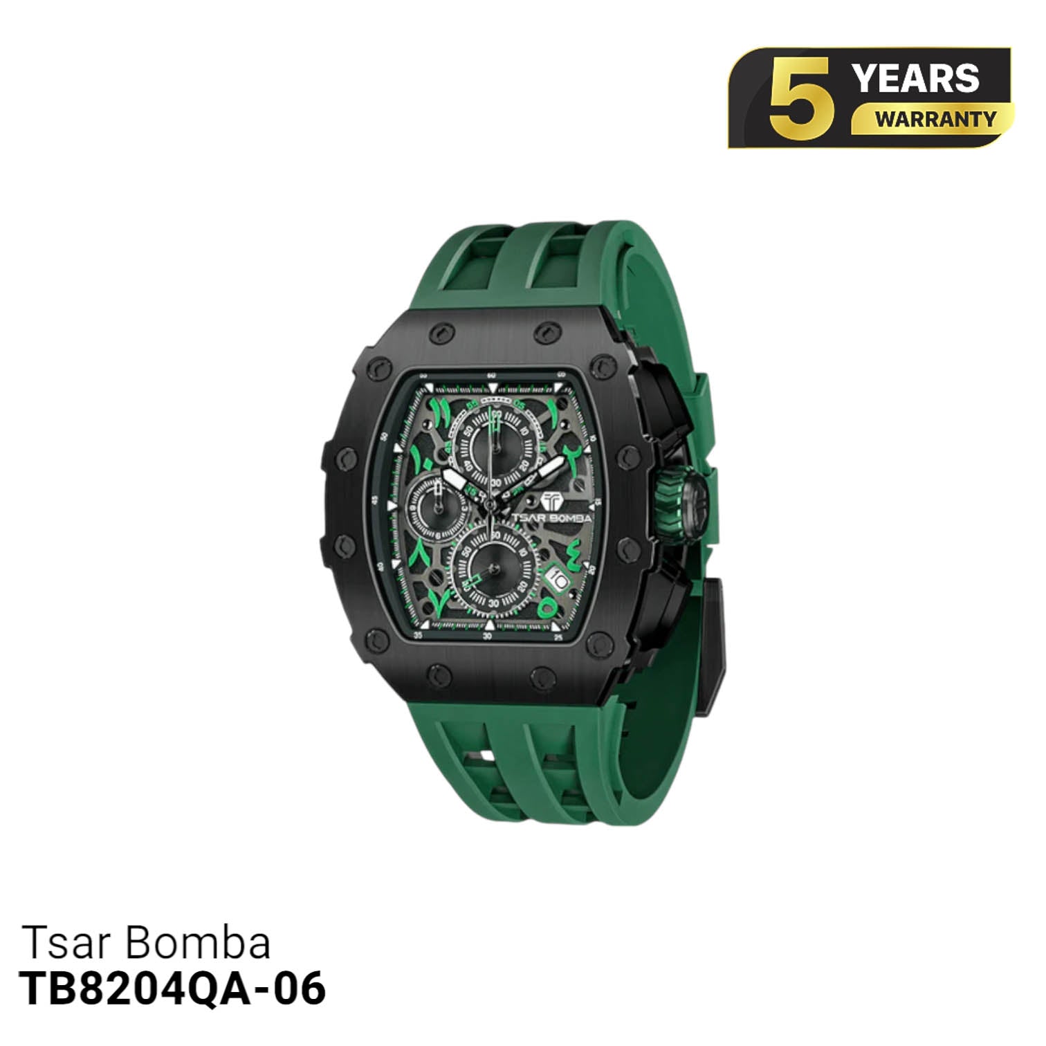 Đồng hồ pin Tsar Bomba Ceramic TB8204QA