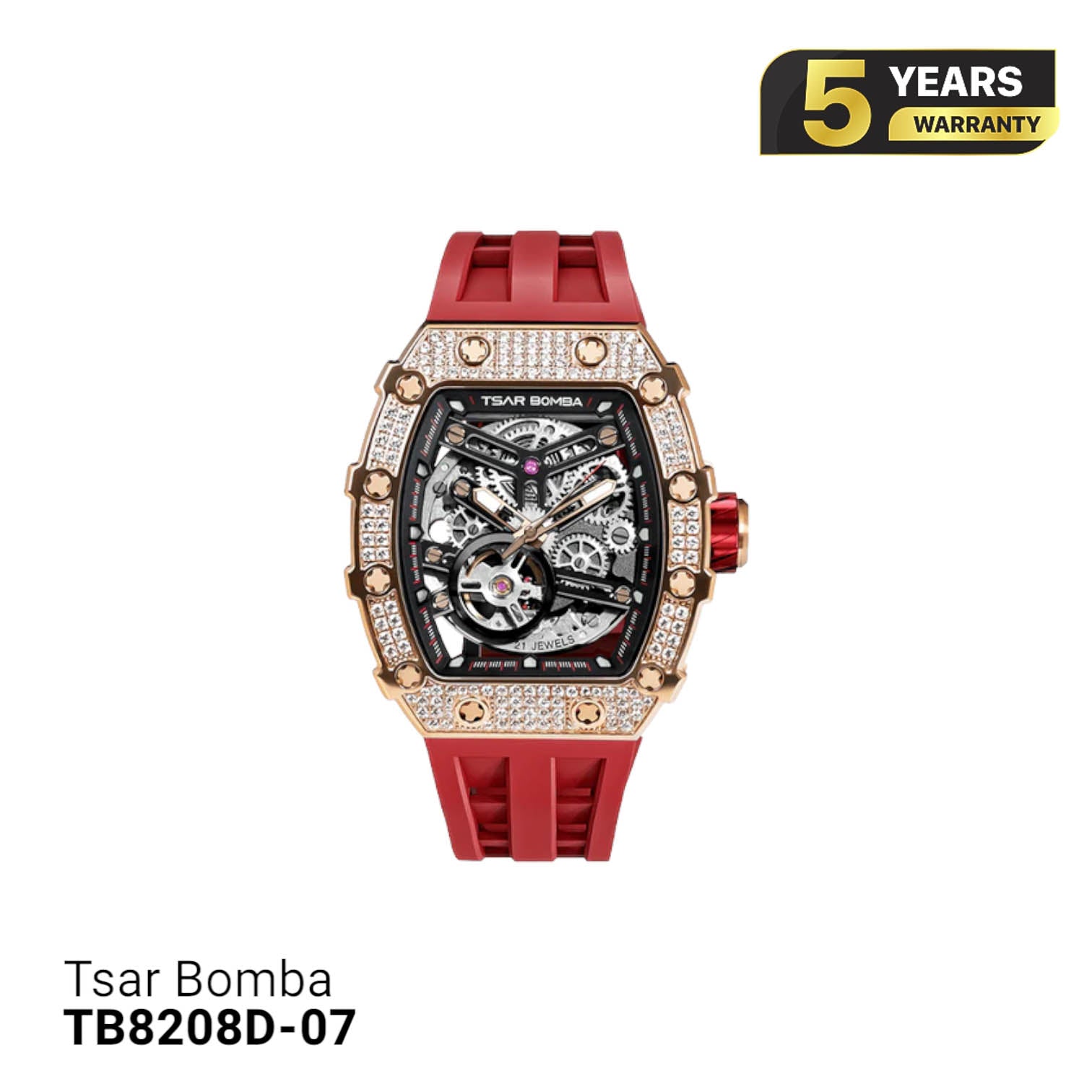 Đồng hồ cơ Tsar Bomba Đính Đá TB8208D