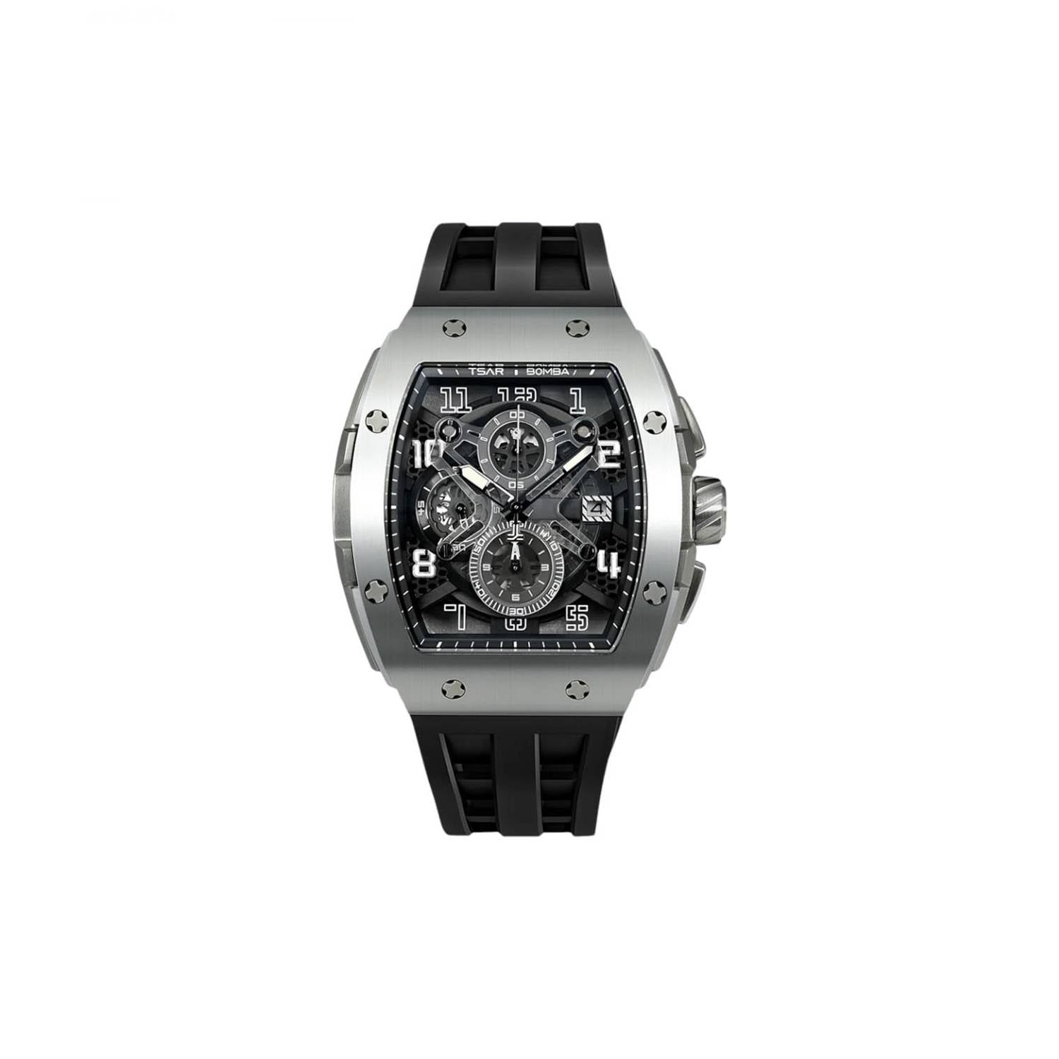 Đồng hồ pin Tsar Bomba Stainless Steel TB8211Q