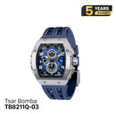 Đồng hồ pin Tsar Bomba Stainless Steel TB8211Q