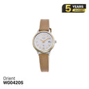 Đồng hồ năng lượng mặt trời nữ Orient iO Natural & Plain RN-WG0420S