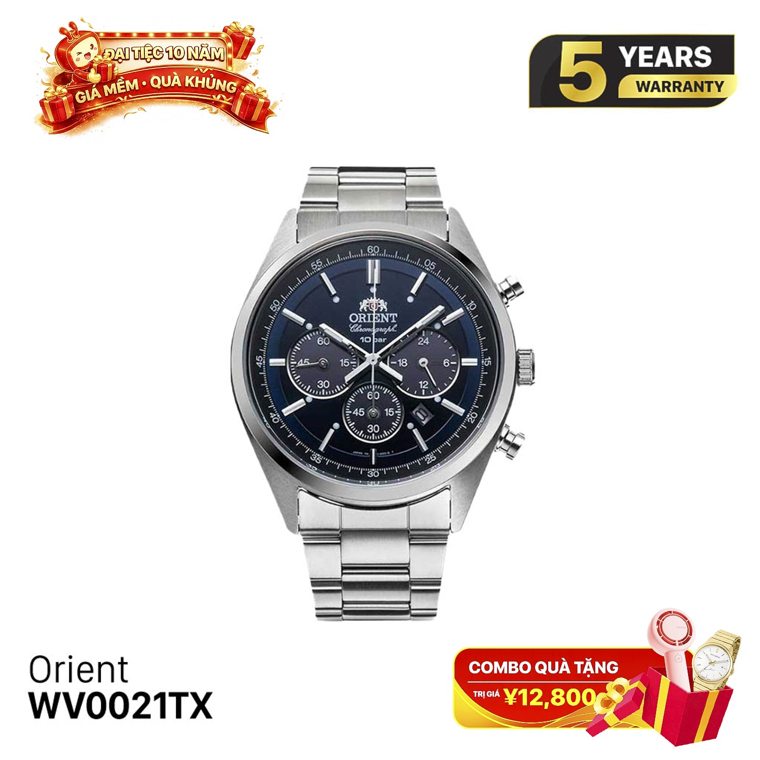 Đồng hồ năng lượng mặt trời Orient Sports WV0021TX - Nhận Order