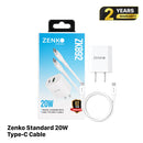 Bộ sạc cáp 20W Type-C to Type-C Zenko Standard - ZK892