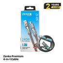 Cáp sạc nhanh 4 in 1 Zenko Premium