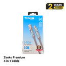 Cáp sạc nhanh 4 in 1 Zenko Premium