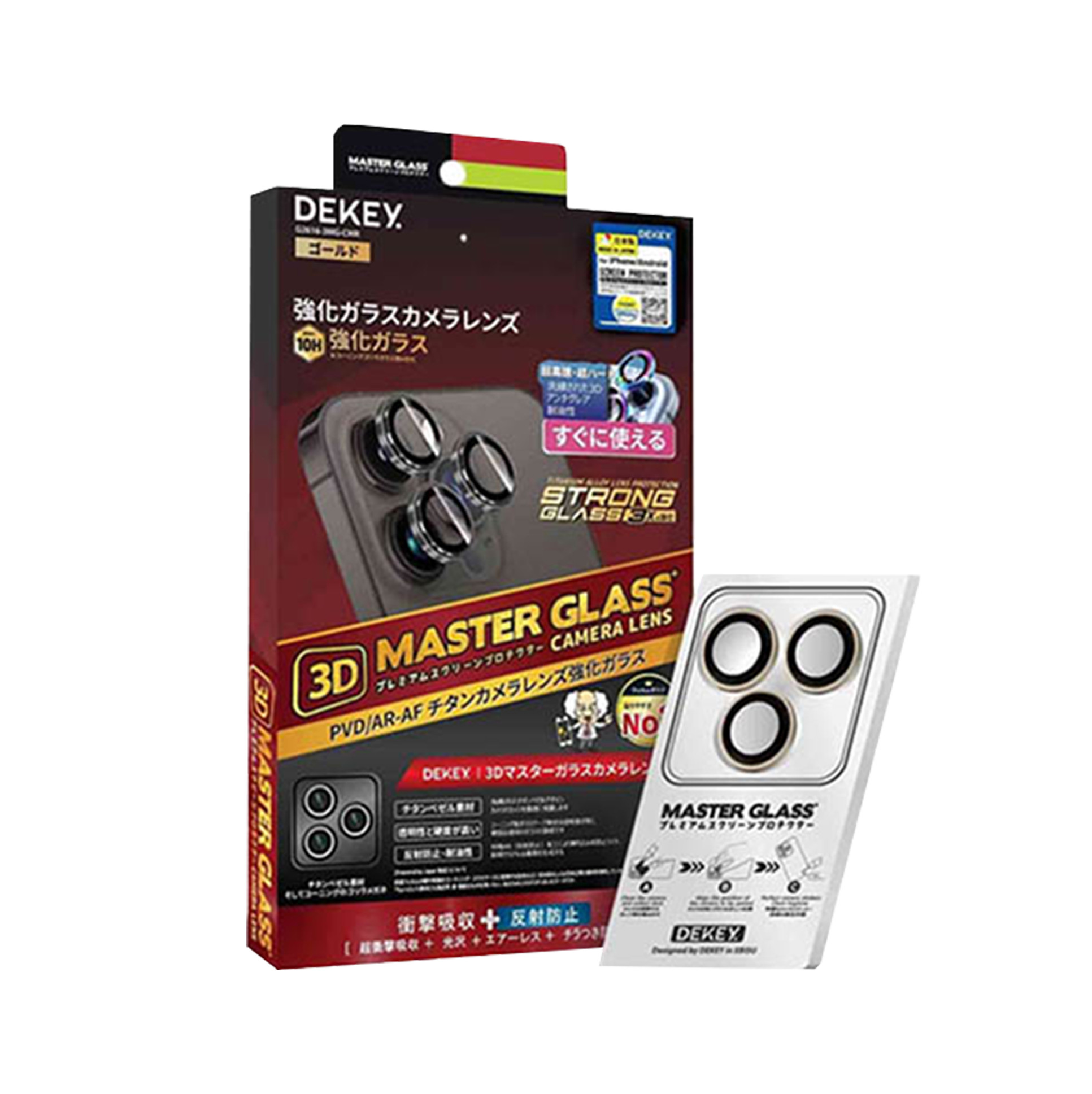 Dekey Glass protects iPhone Camera 