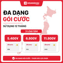 Sim data Docomo 5GB - Bán Đứt