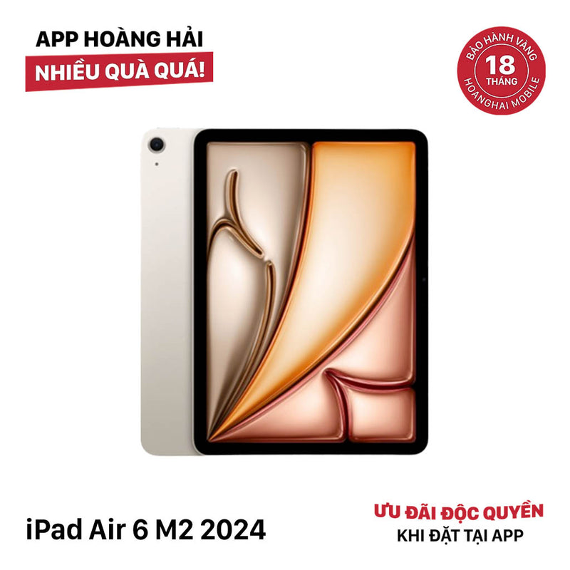 iPad Air 6 M2 2024 13in 256GB White 4G + Wifi Original Box from SB 
