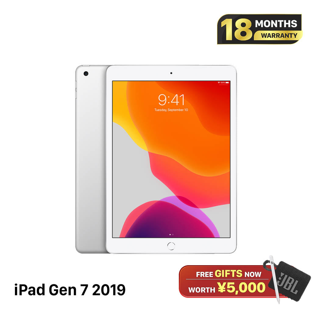 iPad Gen 7 10.2inch Bạc 32GB Wifi 98% pin từ 90% (xước viền, xước viền chân sạc)