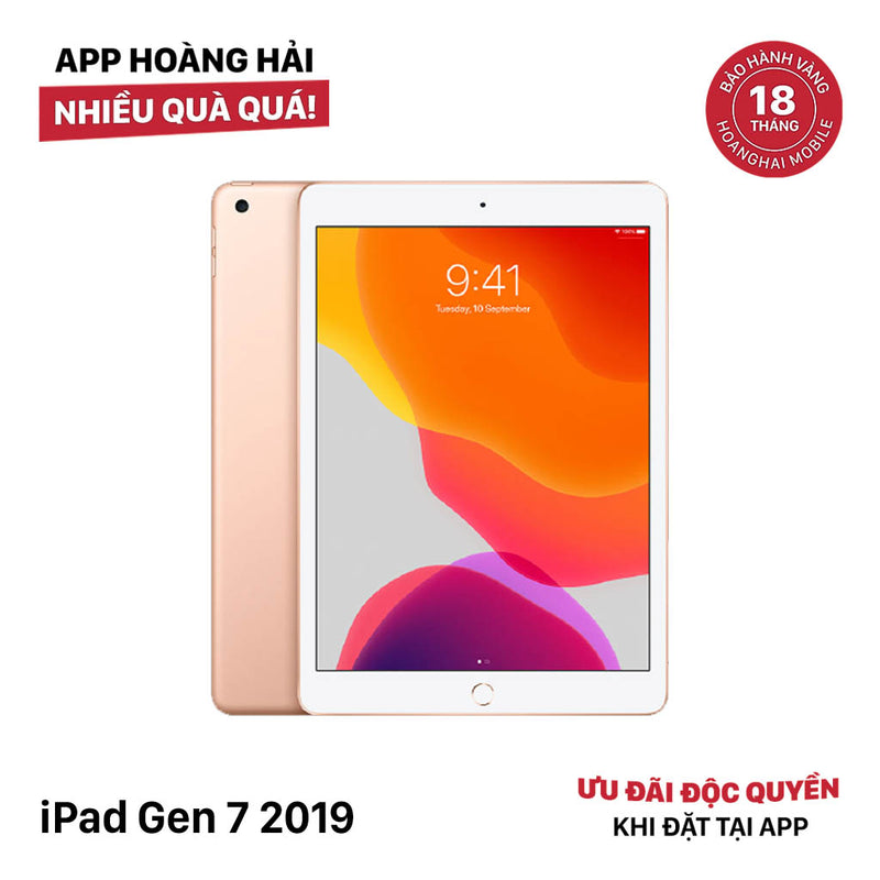 Ipad Gen 7 10.2in Gold 128GB 4G + Wifi 98% battery 84% International from Apple - HH3241 