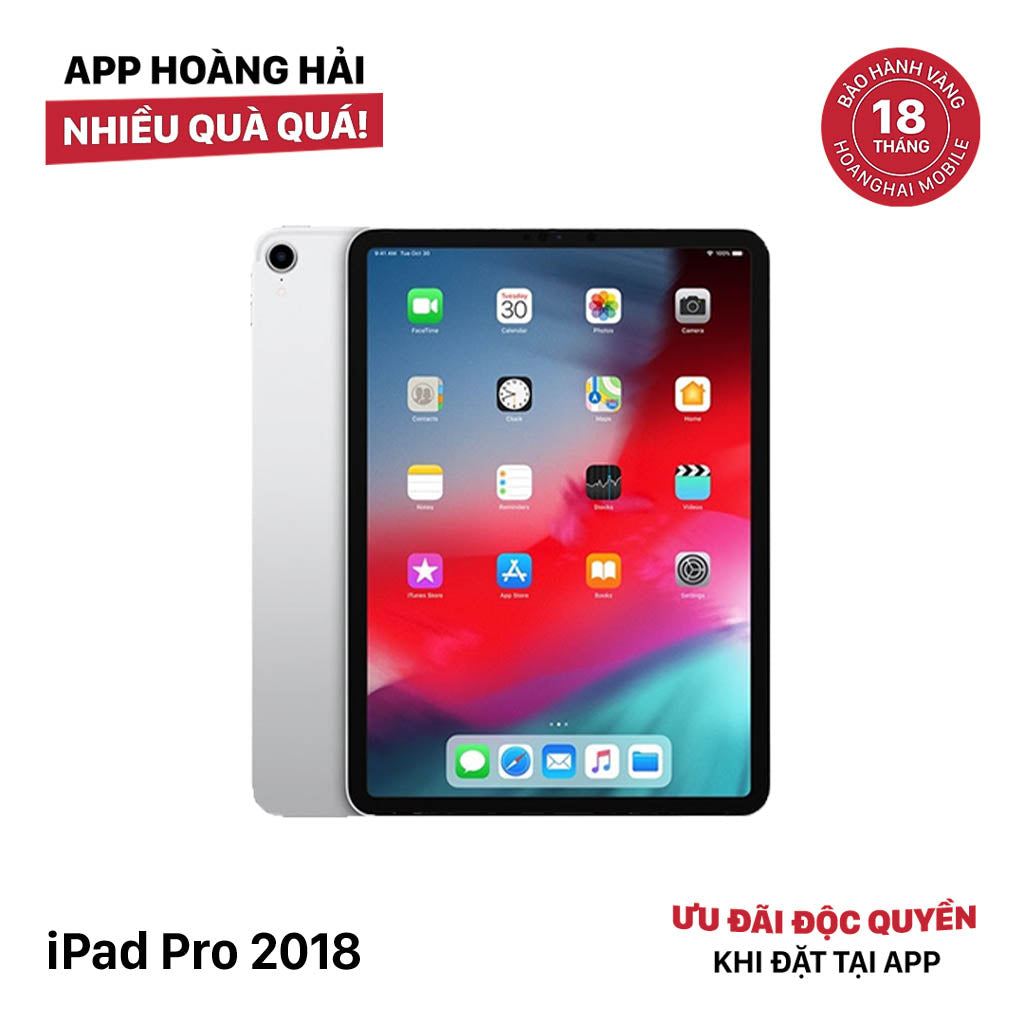 iPad Pro 2018 11in 64GB Silver 4G + Wifi 98% battery from 85% International Apple (scratched - only use Vietnamese sim) 