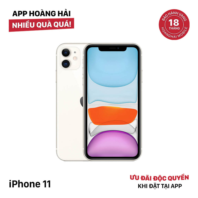 iPhone 11 64GB White 98% battery 89% The device has paid off all network fees and is used as an Apple International (1x spot) - HH3385 