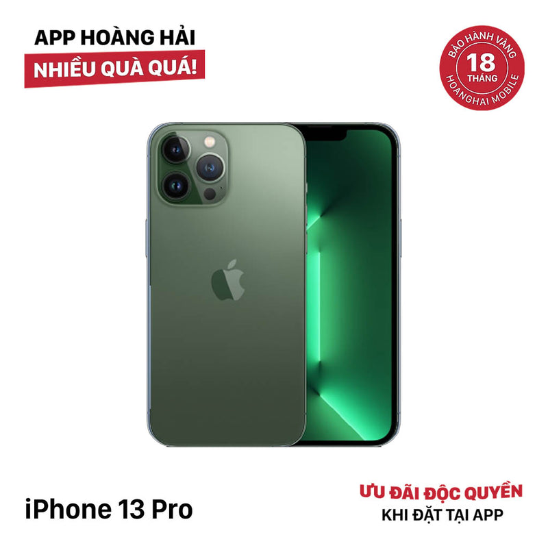 iPhone 13 Pro 128GB Green 98% battery 100% The device has paid off all network fees and is used like Apple International (Replaced battery, 3x spots, scratched screen, scratched edges) - HH0516