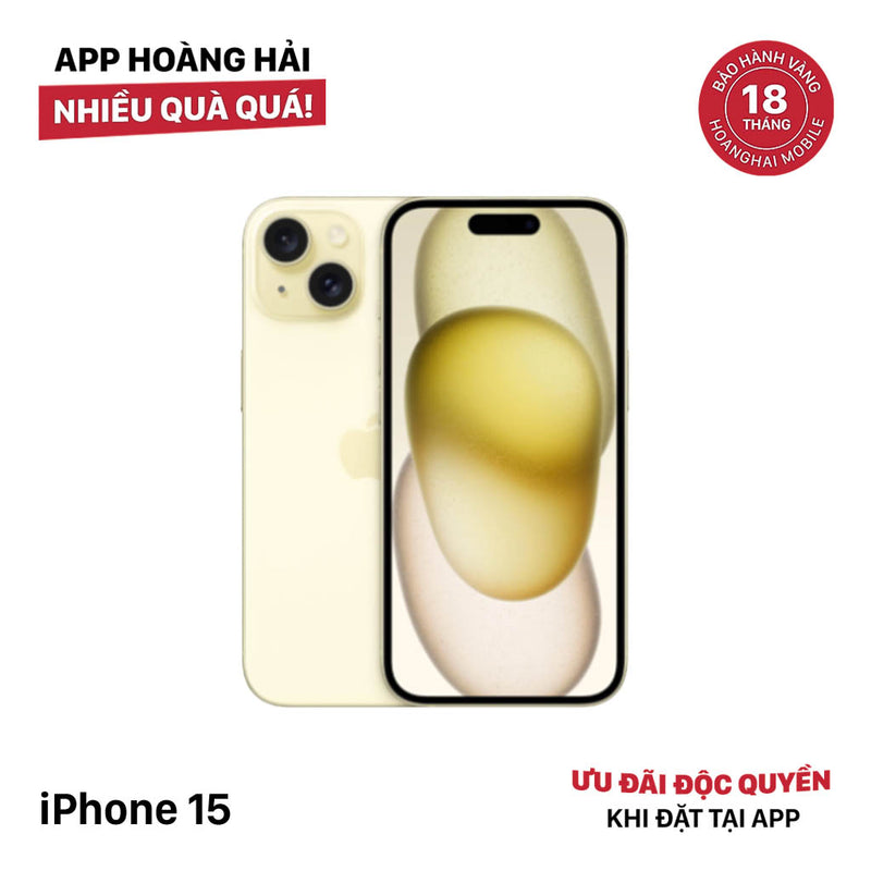 iPhone 15 128GB Gold 98% battery 86% International from DCM (No DCM sim - scratched screen, scratched edges) - HH4780 