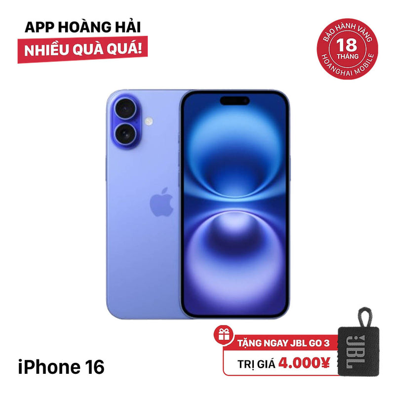 iPhone 16 128GB Blue 100% International Warranty from SB (No SB sim) 