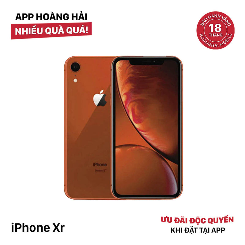 iPhone Xr 64GB Cam 98% battery 100% The device has paid off all network bills and is used like an Apple International (Replaced battery, scratched edges, scratched orange edges, 1 spot) - HH4310 