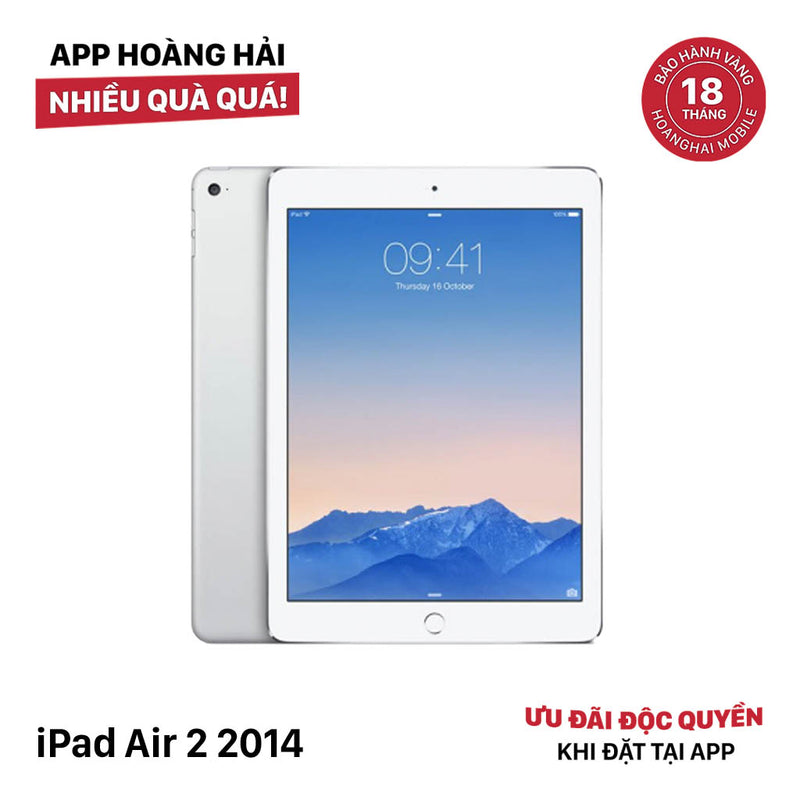 Ipad Air 2 9.7" 32GB Silver Wifi 98% battery from 90% (dark screen) 