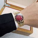 Đồng hồ cơ Citizen Tsuyosa Mechanical Rose Red NJ0153-82X