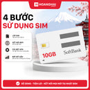 Sim data Softbank 10GB - Bán Đứt