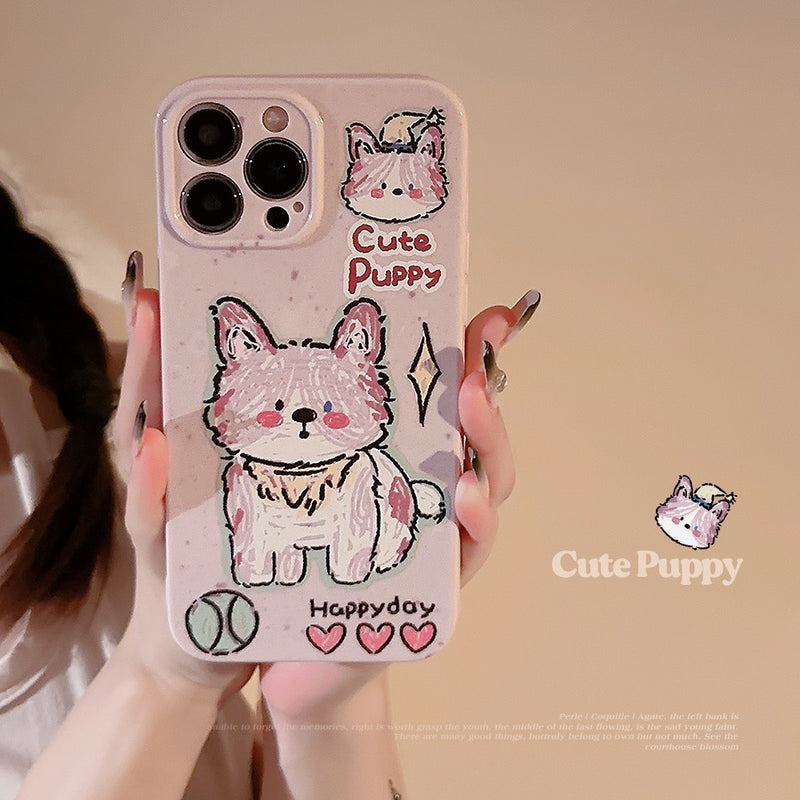 HHPK16 Lovely Puppy Phone Case 