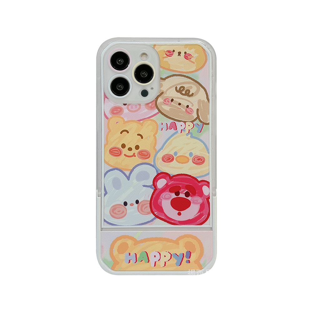HHPK24 Cute animal shaped case with stand 