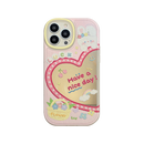 HHPK34 Mirror Cartoon Heart Case 