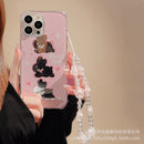 HHPK39 Pink Rabbit Mirror Case 