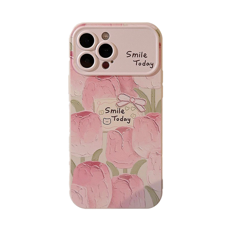 HHPK29 Pink Tulip Patterned Case 