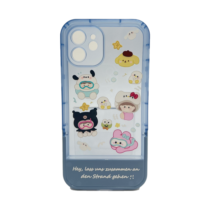 HHPK25 Cartoon patterned case with stand 