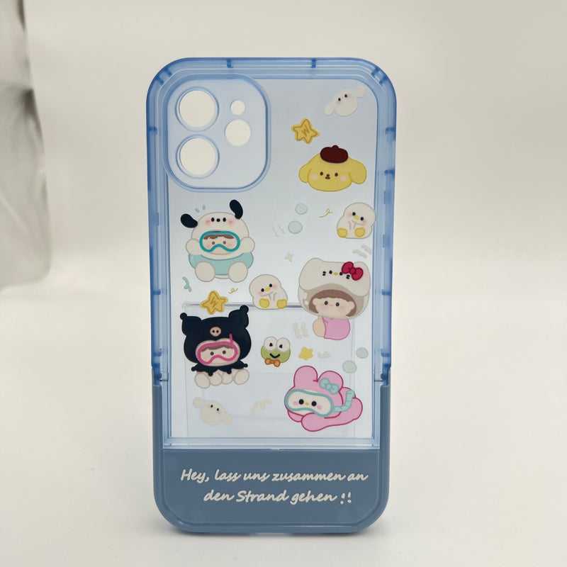 HHPK25 Cartoon patterned case with stand 