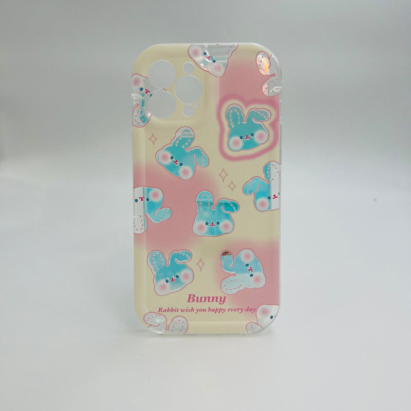 HHPK15 Mirror-coated Rabbit patterned case 