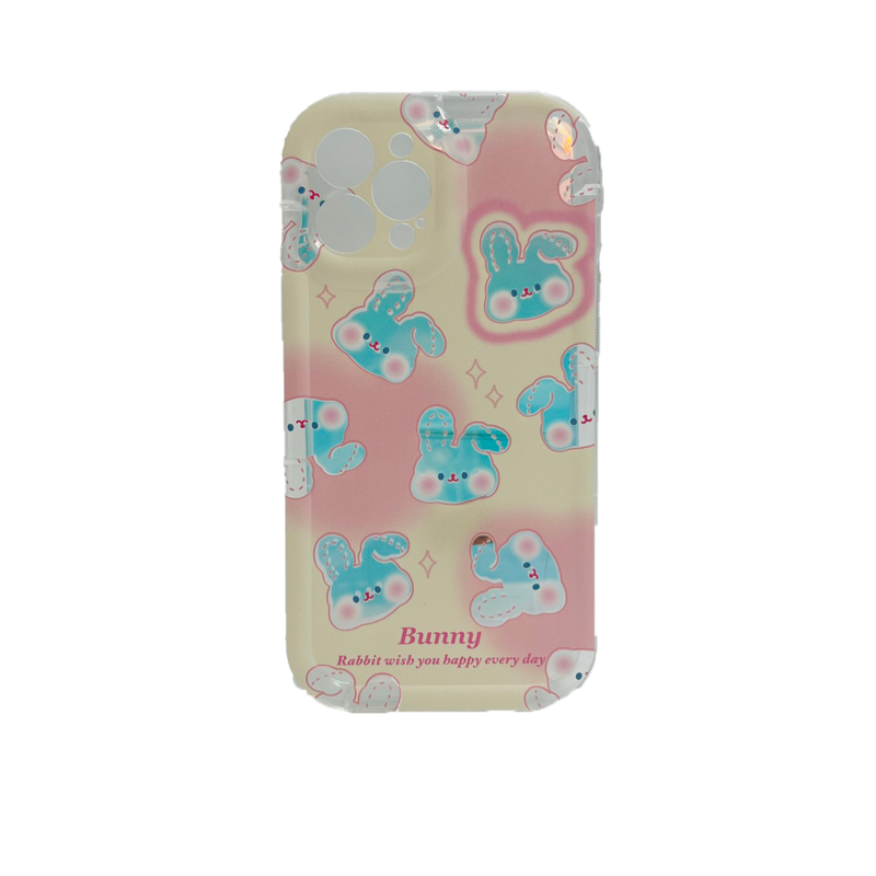 HHPK15 Mirror-coated Rabbit patterned case 