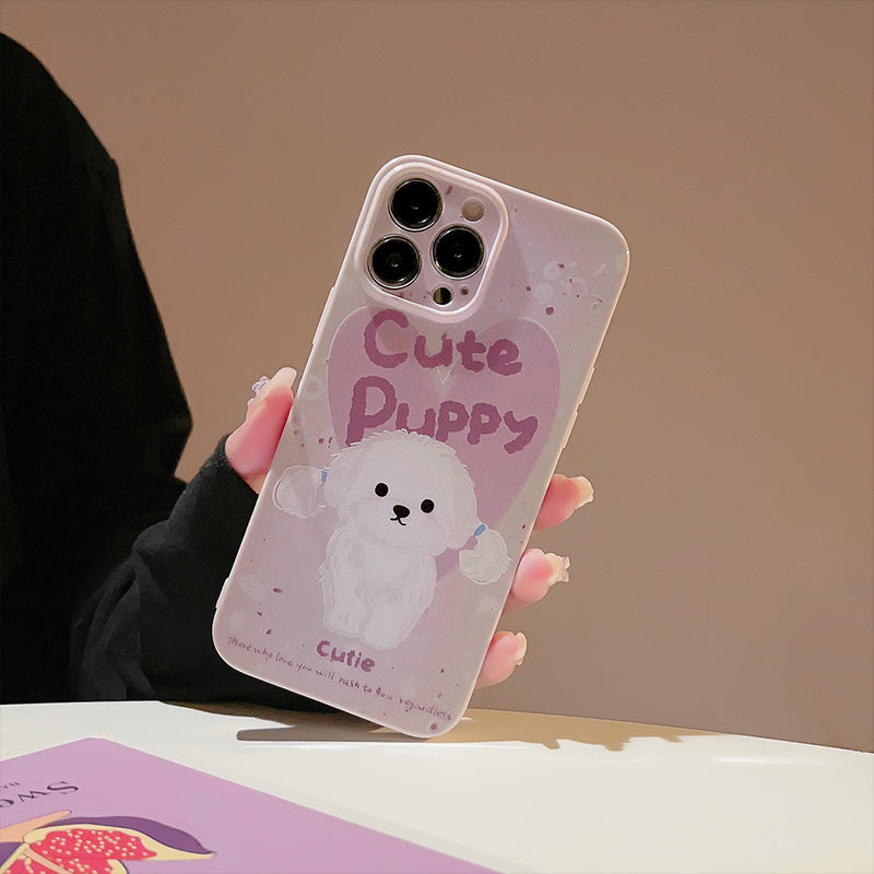 HHPK11 Pink Cute Puppy Case 