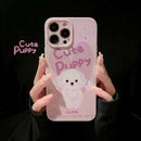 HHPK11 Pink Cute Puppy Case 