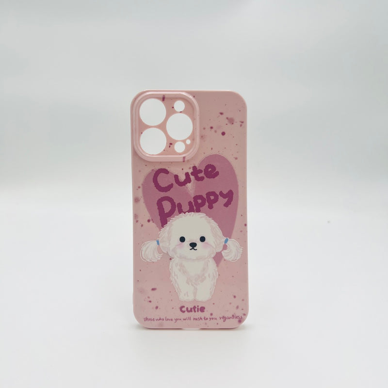 HHPK11 Pink Cute Puppy Case 