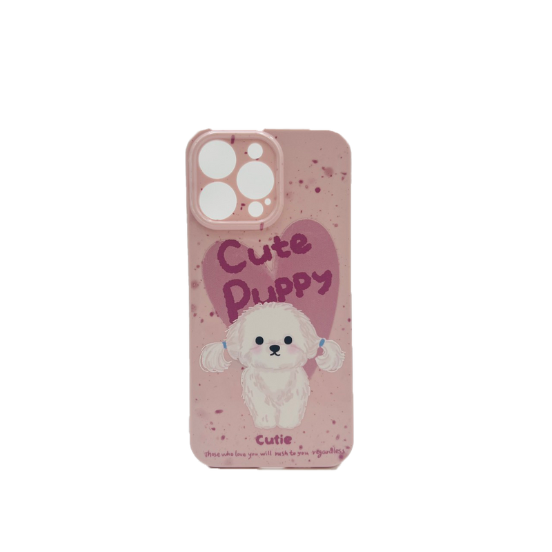 HHPK11 Pink Cute Puppy Case 