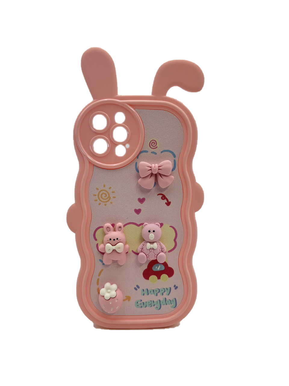 HHPK19 3D rabbit ear case 