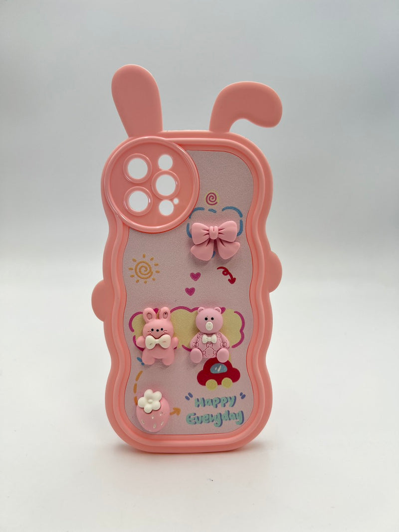 HHPK19 3D rabbit ear case 