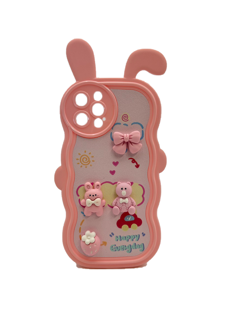 HHPK19 3D rabbit ear case 