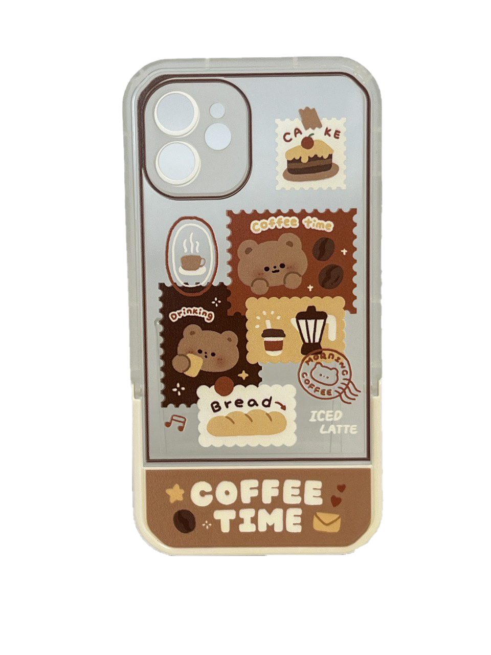 HHPK37 Coffee time case with standing shelf 