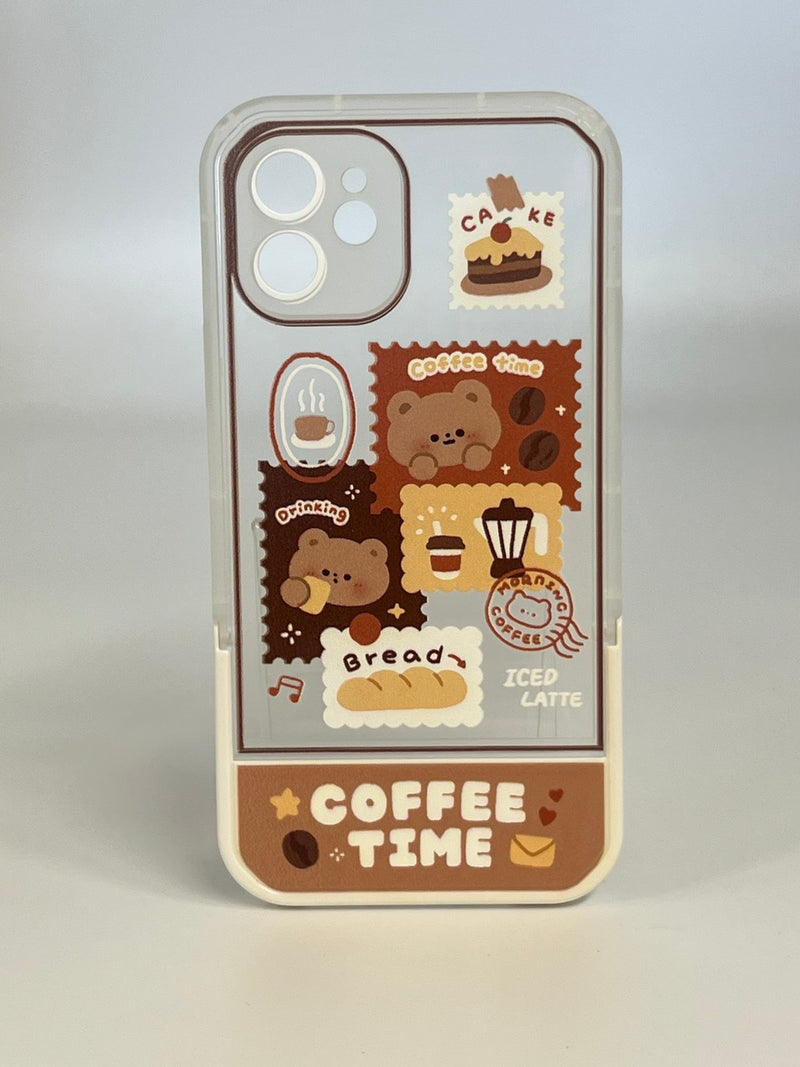 HHPK37 Coffee time case with standing shelf 