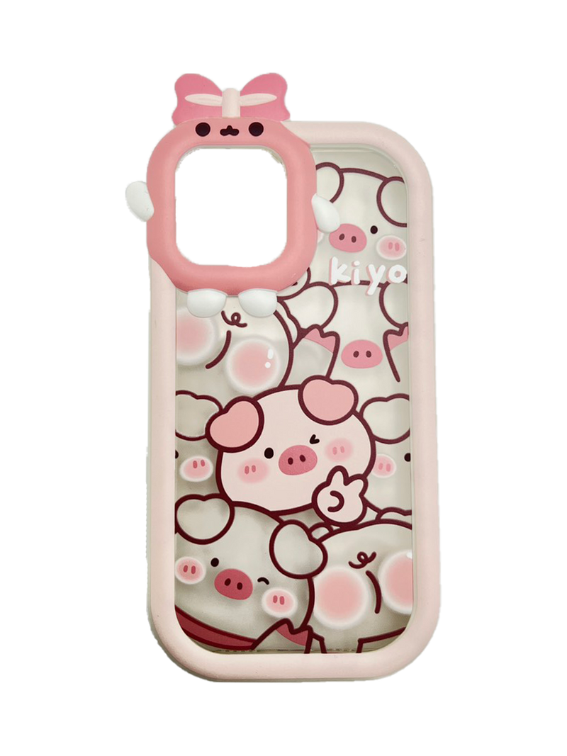 HHPK03 Cute pink pig case 