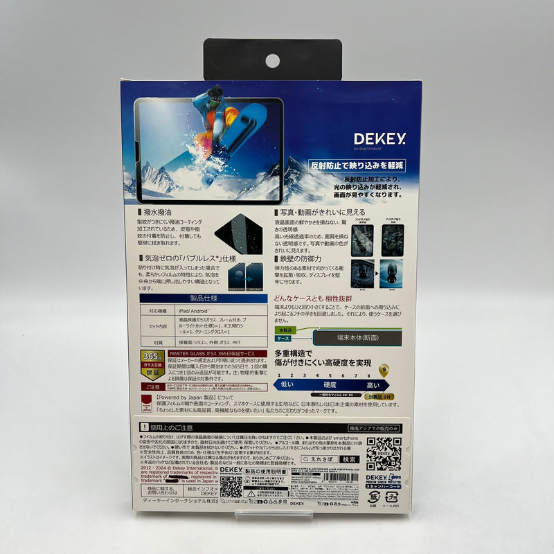 Dekey 3D iPad tempered glass 