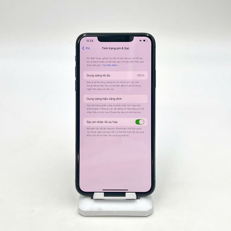 iPhone 11 Pro Max 64GB Black 97% battery 100% The device has paid all network fees and is used like Apple International (Battery replaced - 1x camera spot, screen scratches, edges) - HH5675 