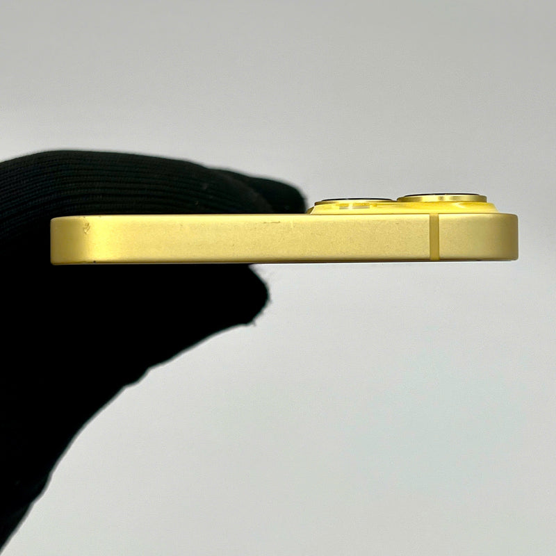 iPhone 14 Plus 128GB Gold 97% battery 96% International from SB (No SB sim - dented edge) - HH1435 