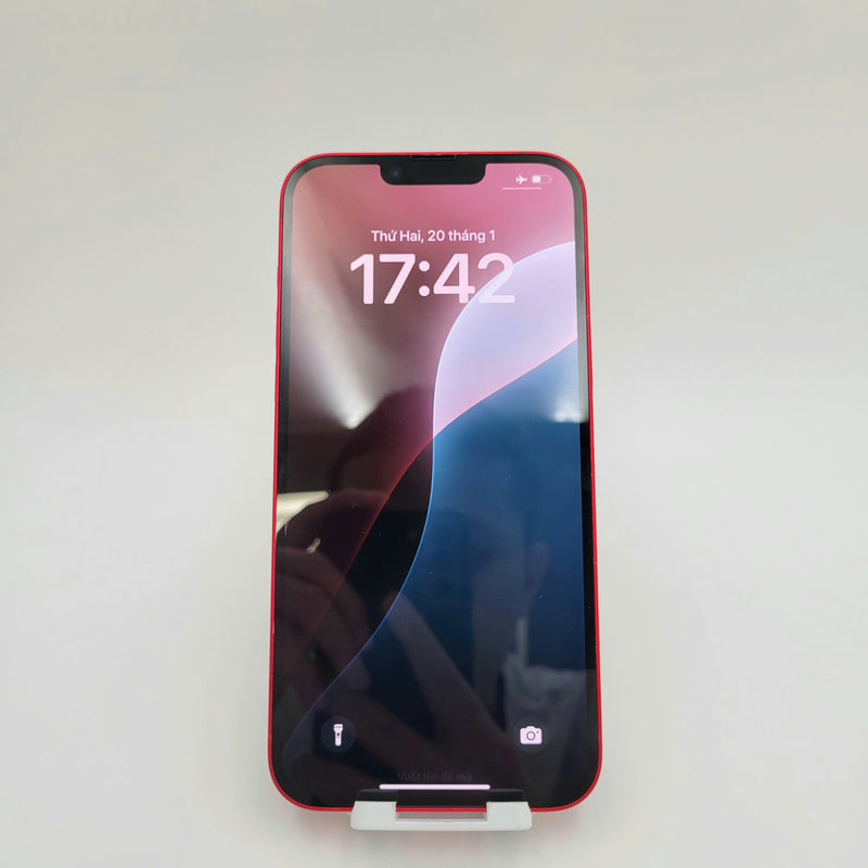 iPhone 14 Plus 512GB Red 98% battery 100% Apple International (Replaced battery, scratched camera edge, sunken power button) - HH9392 